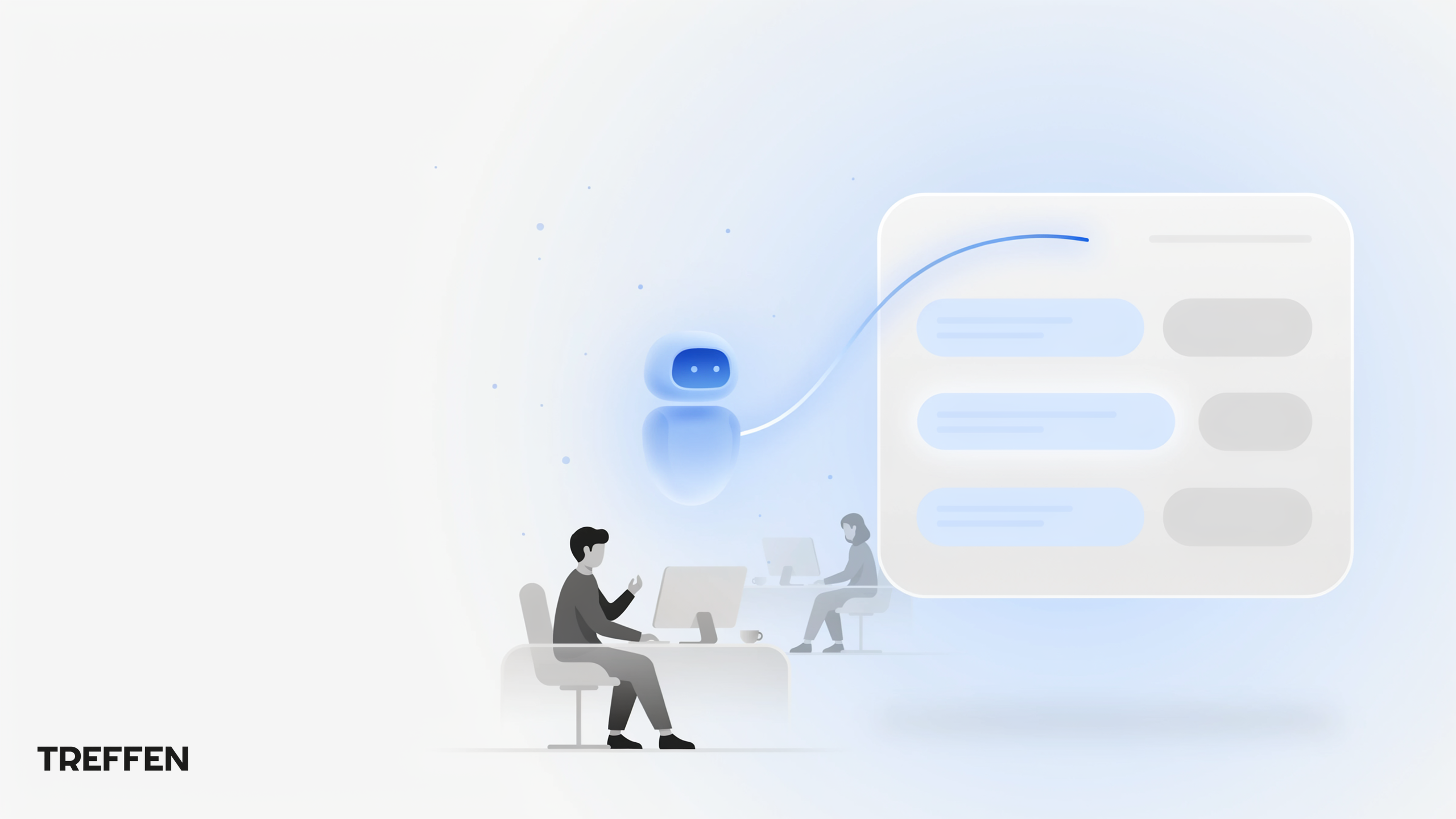 ChatGPT no WhatsApp empresarial | Treffen ChatGPT no WhatsApp da empresa com agentes de IA e inbox compartilhado