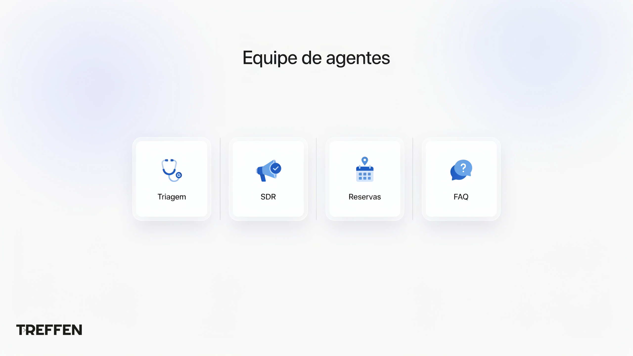 Equipe de agentes: Triagem, SDR, Reservas e FAQ