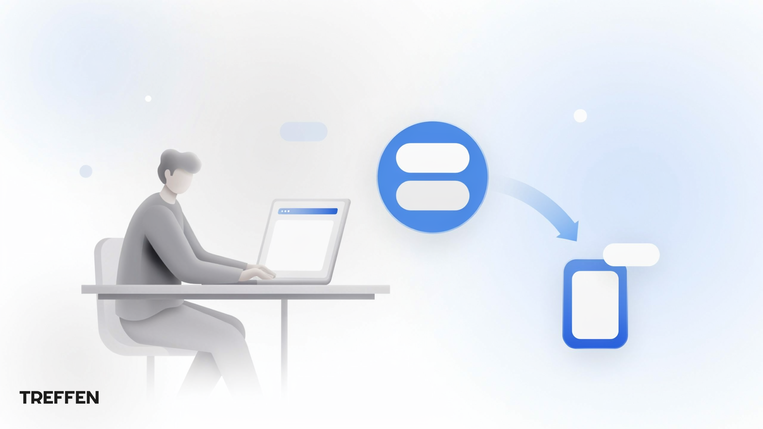 Widget FAQ e chat no site | Treffen Widget FAQ e chat no site Treffen — respostas rápidas sem sair da página