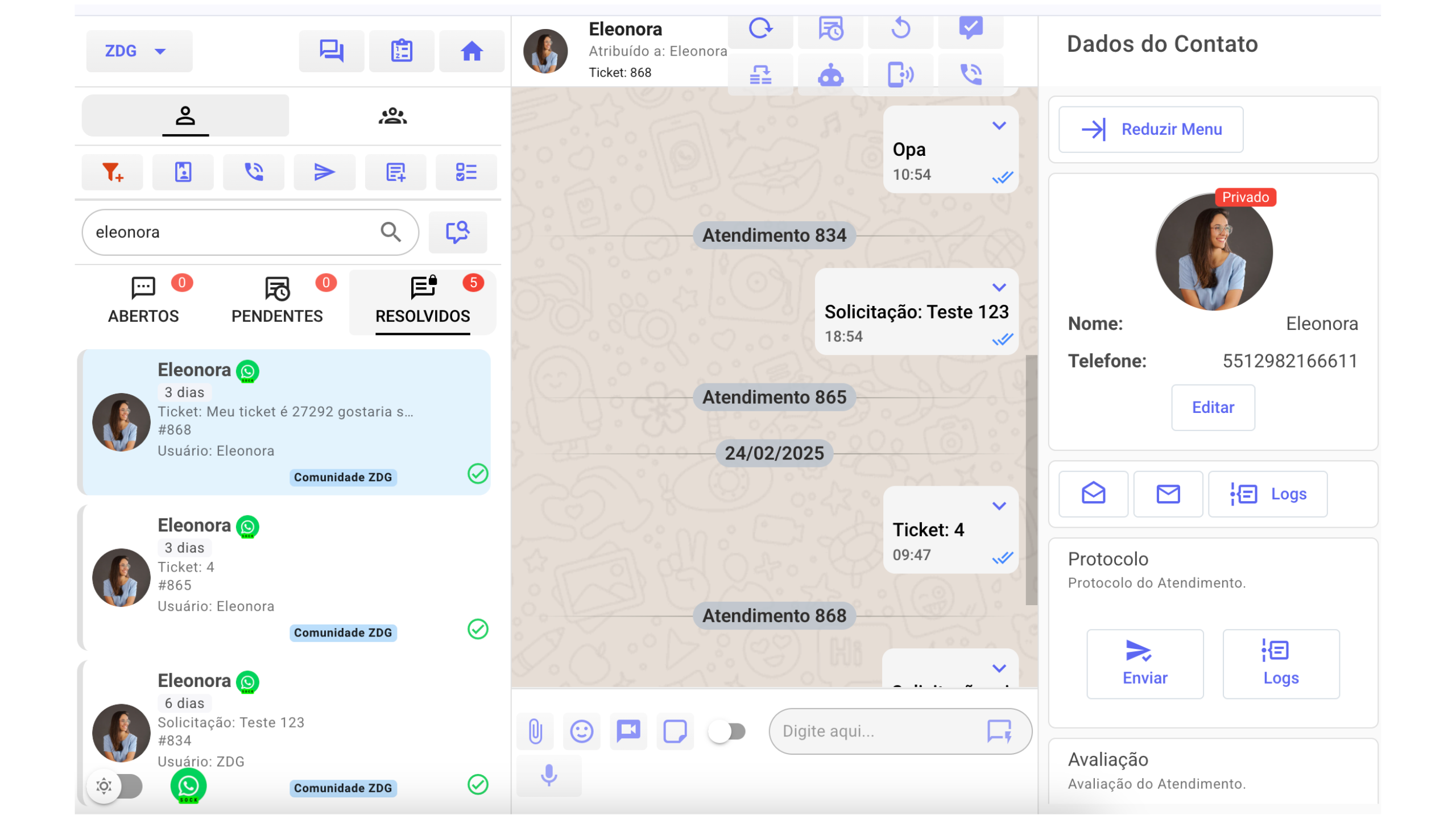 Treffen Chat atendimento multicanal